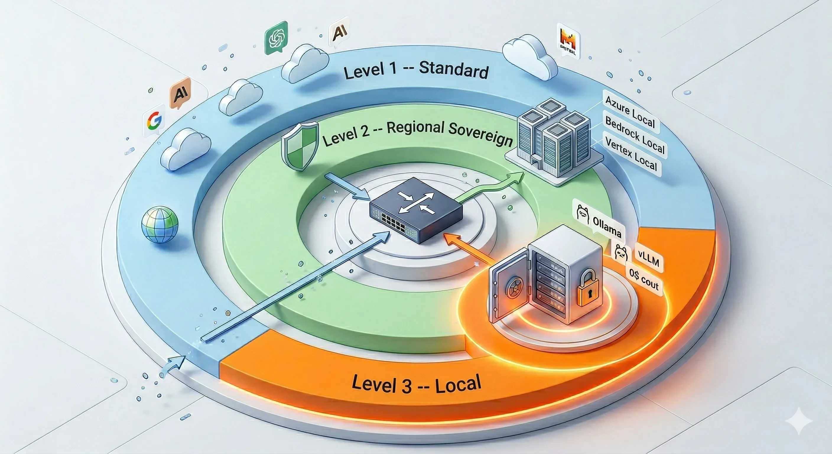 The 3 SkaLean sovereignty levels — sovereign cloud, private cloud and self-hosted